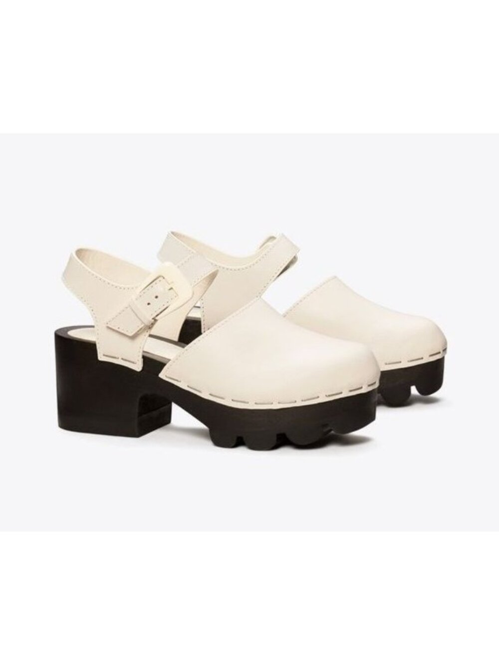 NEW Tory Burch Lug Sole Clog Minimalist Retro Preppy Contemporary Womens 8